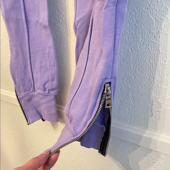 Cotton Citizen Milan Zip joggers • purple lilac lavender - Picture 8 of 8